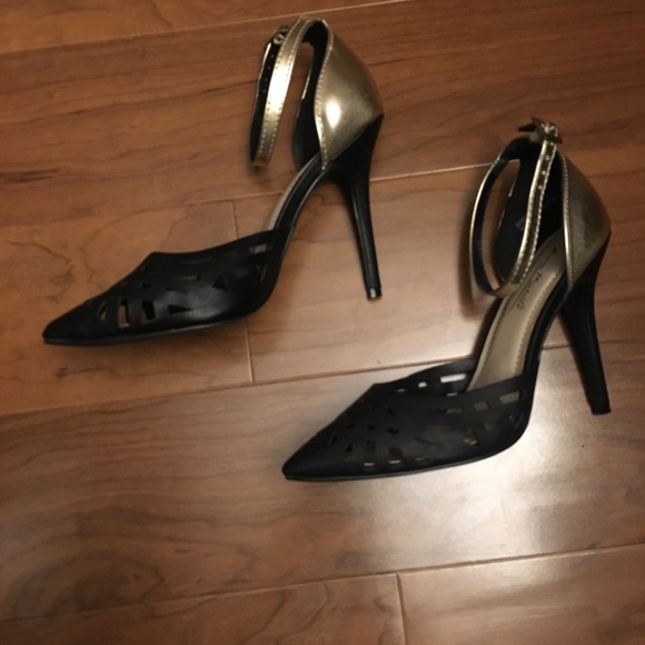 Anne Michelle intricate pointed toe detailed heels - Picture 5 of 6